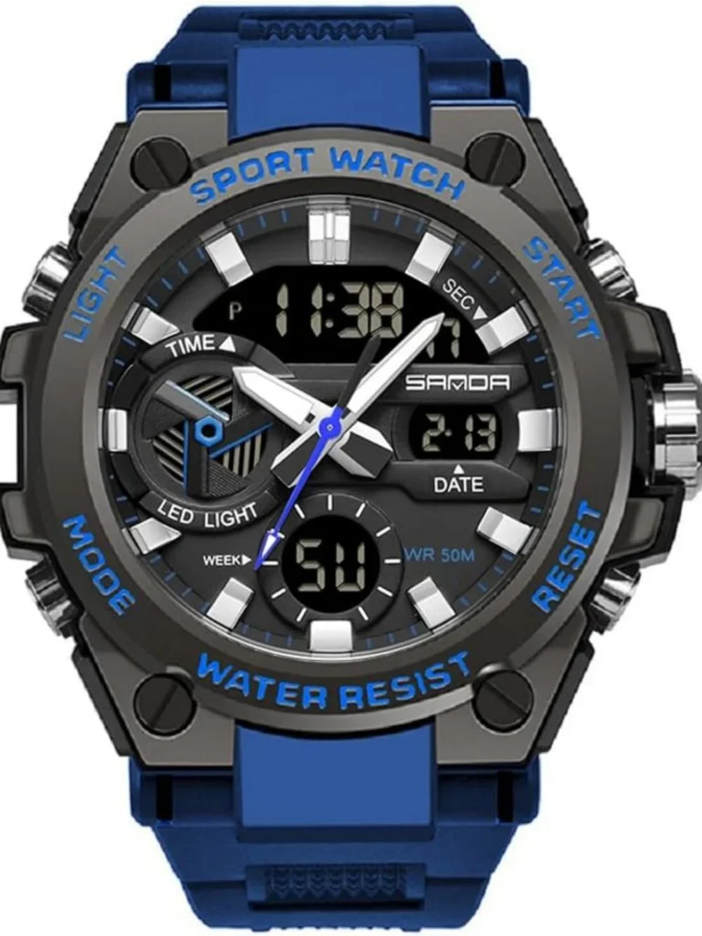 Accessories | Mens Waterproof Military Sports Watch Multifunction Led ...